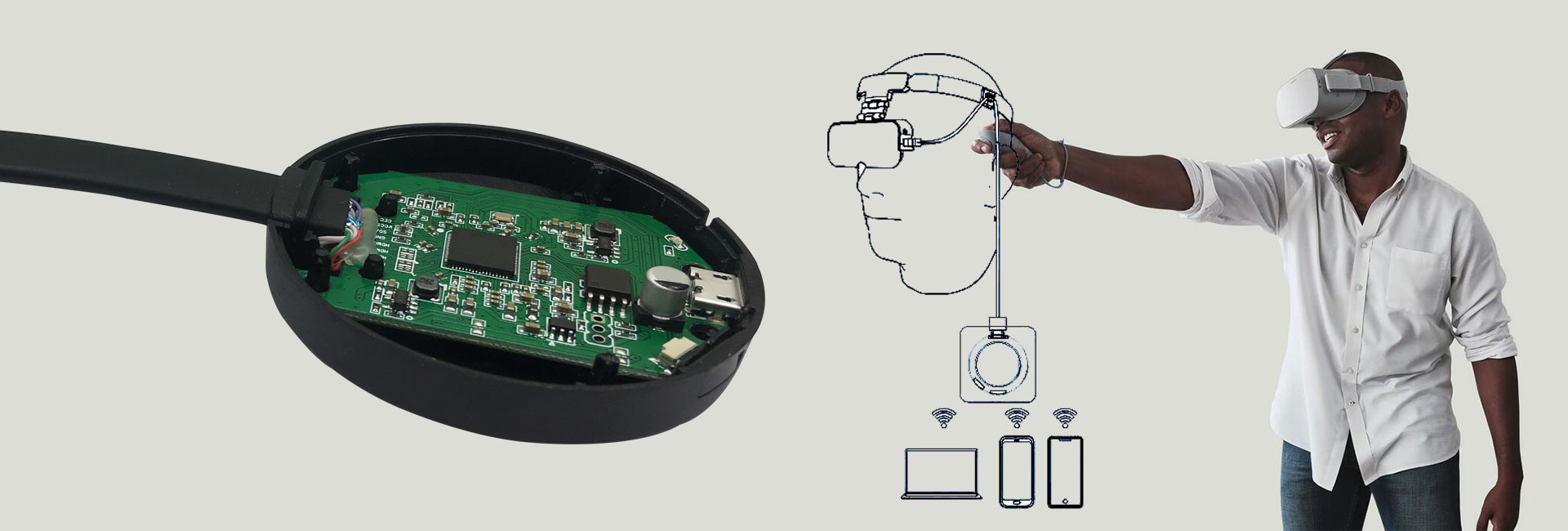 AR/VR智能眼鏡有線無線投屏解決方案